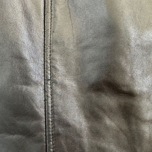 Pelle Studio~  Black Long Leather Jacket ~ Fully Lined ~ size XL~smooth leather - Picture 14 of 16